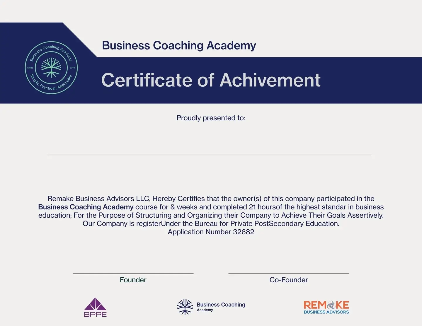 IMAGE - BCA Certificate